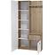 Garderobe Justus weiß Eiche Sonoma 97 cm,3