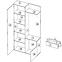 Garderobe Justus weiß Eiche Sonoma 97 cm,5