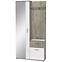 Garderobe Justus weiß Eiche Country 97 cm,2