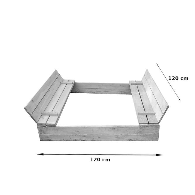 Sandkasten 120x120