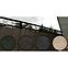 Balkonverkleidung 75 cm x 600 cm rattan wenge,8