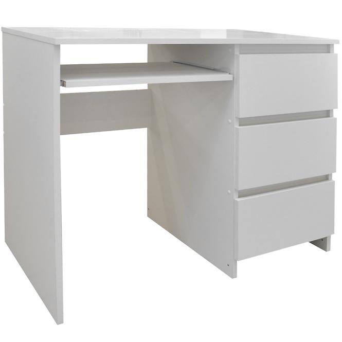 Schreibtisch Pari 90cm Weiß