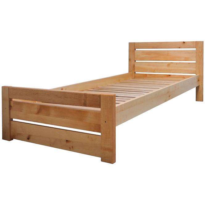 Bett Oliwia 90cm Naturholz Erle