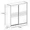 Schrank Turyn 203cm Eiche Craft Weiß,3