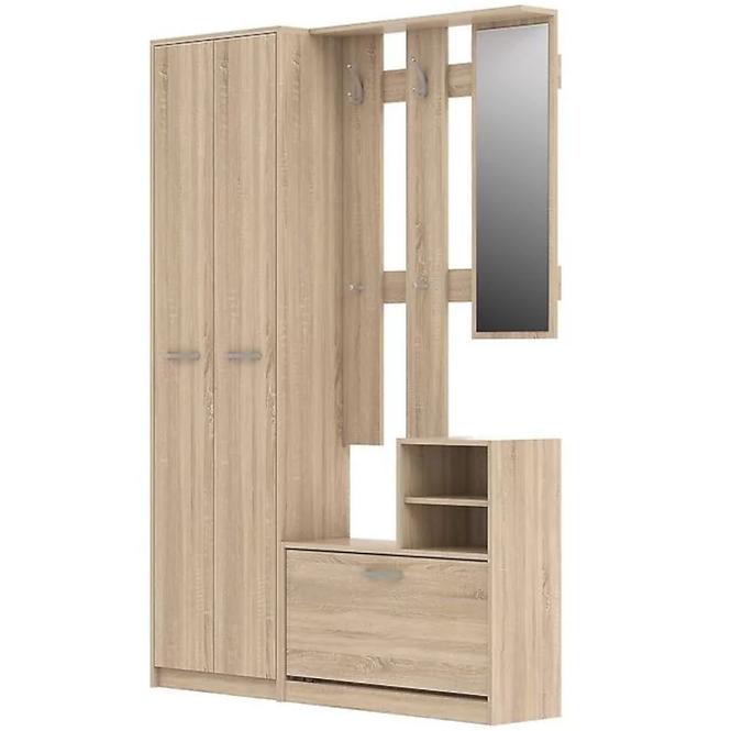 Garderobe Niko 135cm Eiche Sonoma