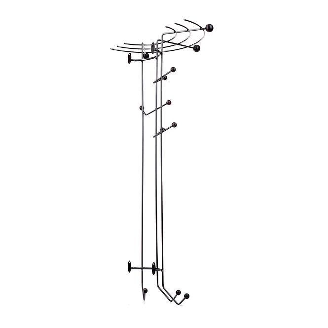 Elvis 9 Wandgarderobe 9 Haken lang mit Regal 5329-2020 Anthrazit