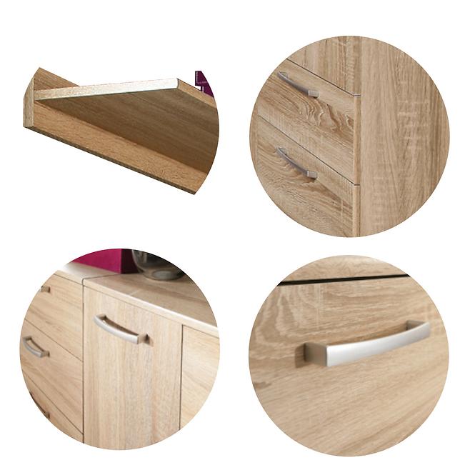 Garderobe Niko 111cm Eiche Sonoma