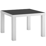 Couchtisch Witek I 60cm Weiß /Schwarz                 