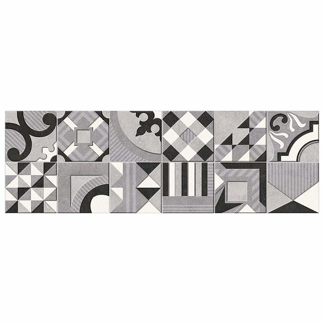 Dekorfliese Foro gris 25/75