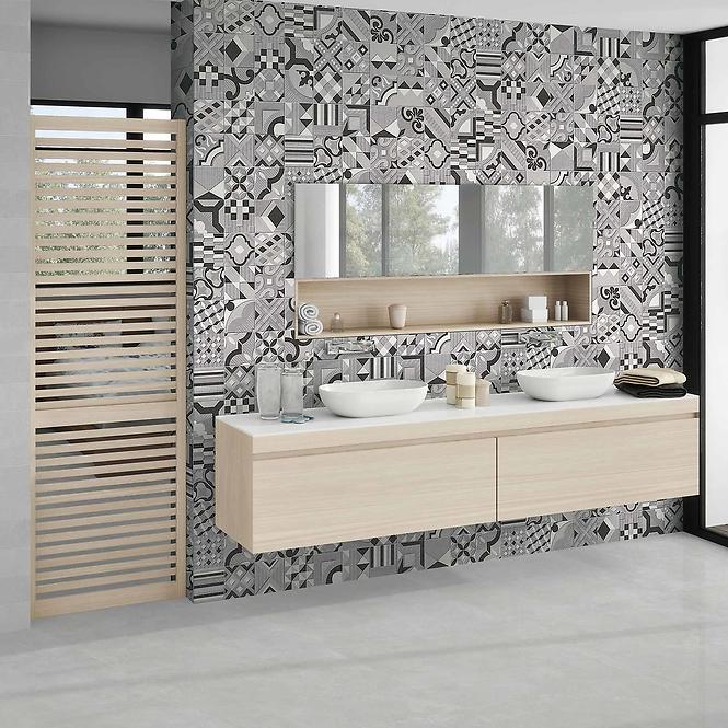 Dekorfliese Foro gris 25/75