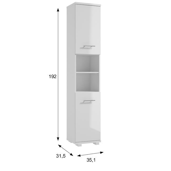 Schrank Bari c35 2d0s dsm weiß