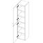 Hochschrank Royal 35 2d white dsm,3