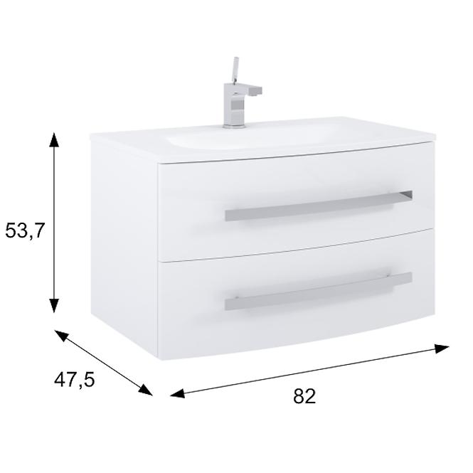 Schrank Perla 80 2s white