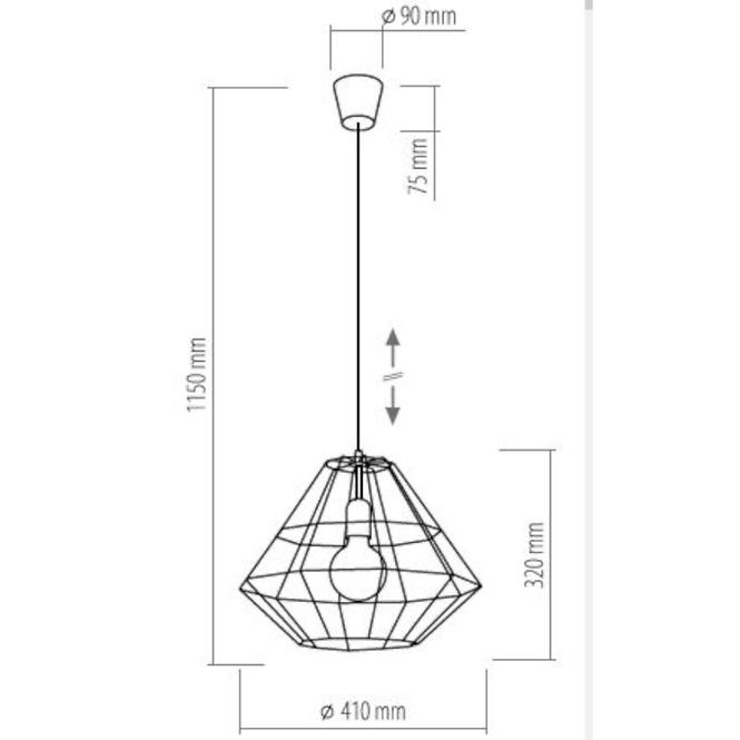 Leuchte Diamond 1996 wh lw1