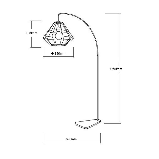 Stehlampe Diamond 3010  lp1