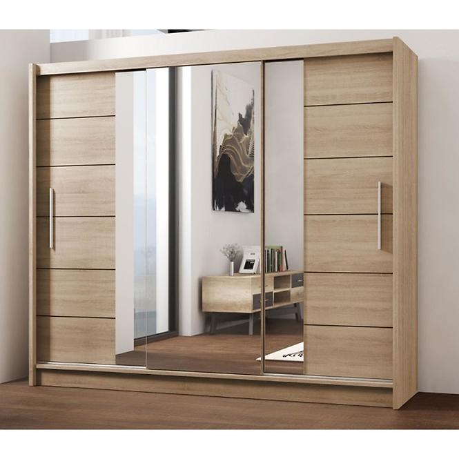 Schrank Lizbona 250cm Eiche Sonoma 