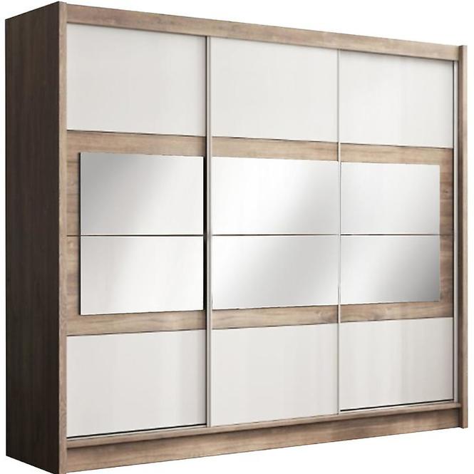 Schrank Salwador 250cm Country Grey