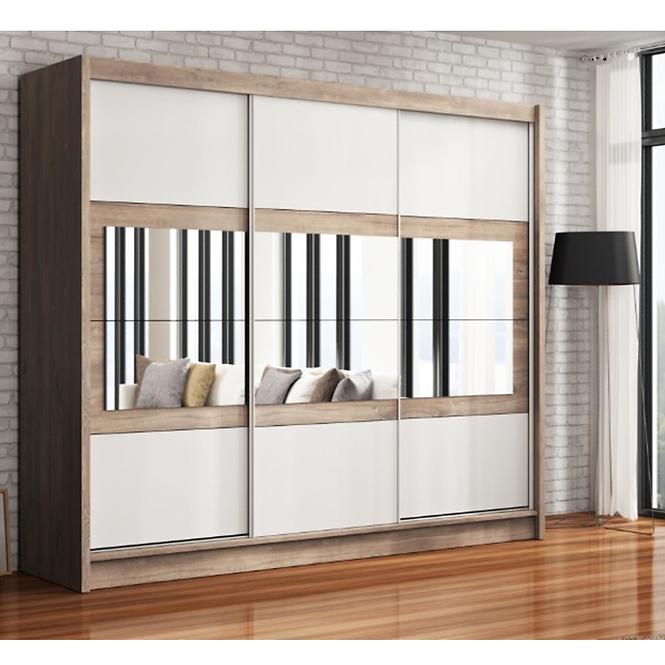 Schrank Salwador 250cm Country Grey