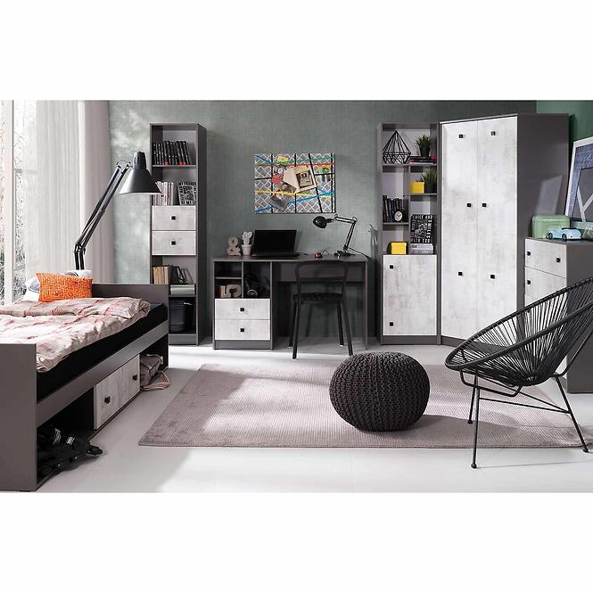 Kommode Tommy 13 P/L 80 cm Grafit/Enigma