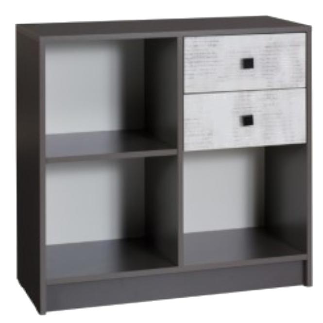 Kommode Tommy 13 P/L 80 cm Grafit/Enigma