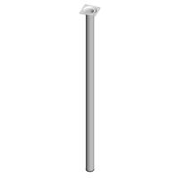 Möbelfuß rund  30x700 mm, weiß