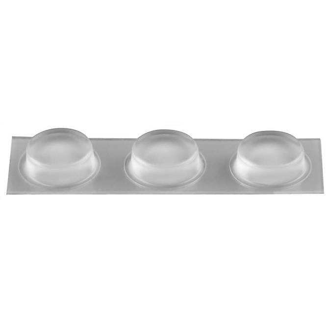 Möbeldämpfer 20x6,2 mm selbstklebend 3x