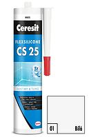 Sanitärsilikon Ceresit cs25 01 weiß 280 ml