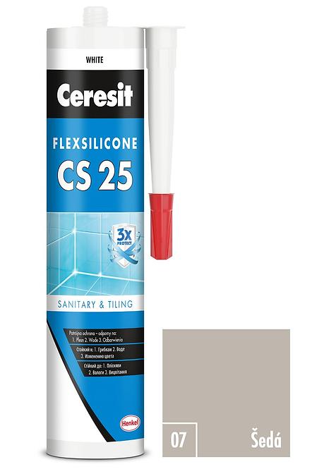 Sanitärsilikon Ceresit cs25 07 grau 280 ml