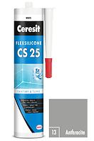 Sanitärsilikon Ceresit cs25 13 Anthrazit 280 ml