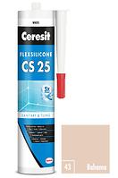 Sanitärsilikon Ceresit cs25 43 beige 280 ml Bahama