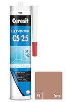 Sanitärsilikon Ceresit cs25 55 braun 280 ml terra