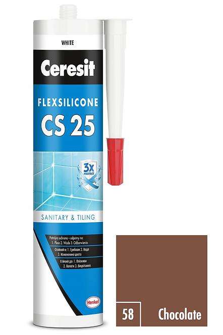 Sanitärsilikon Ceresit cs25 58 braun 280ml