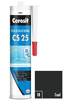 Sanitärsilikon Ceresit cs25 coal 280 ml