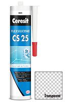 Sanitärsilikon Ceresit cs25 transp.280 ml