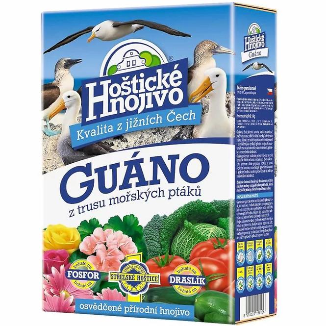 Hoštické hnojivo Pflanzendünger mit Guano Granulat 1kg