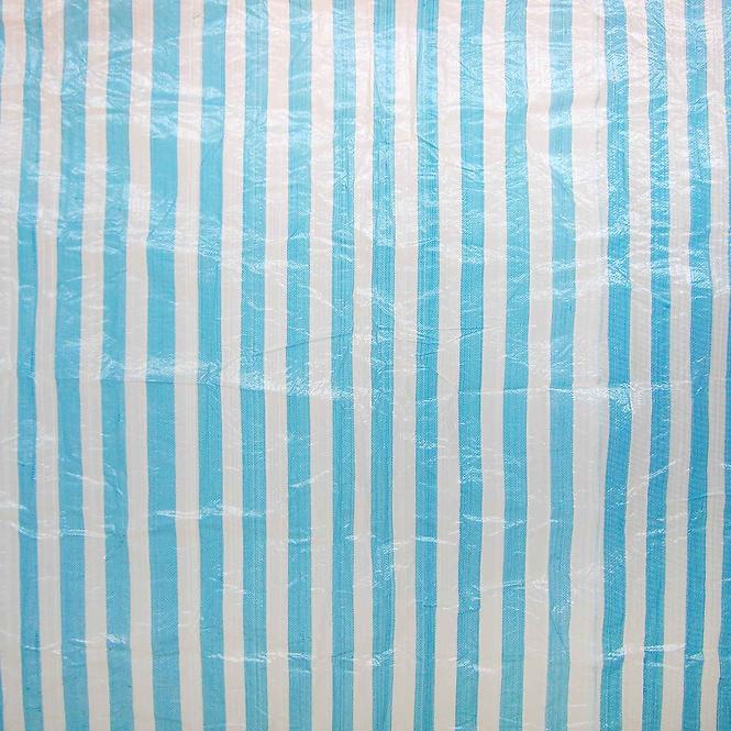 Gartenpavillon Seitenteil ohne Fenster PE weiß/blau
