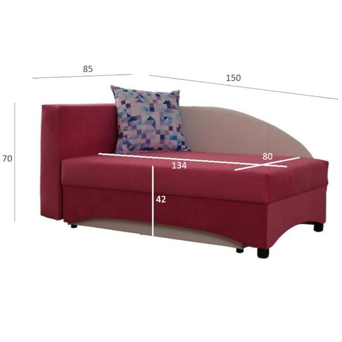 Sofa lena l madryt 120/amore 105/m-51