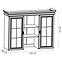 Vitrine Kora 128cm Weiß, KN4,2