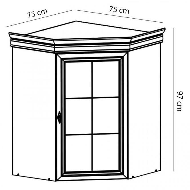 Vitrine Kora 78cm Samoa King, KNN1