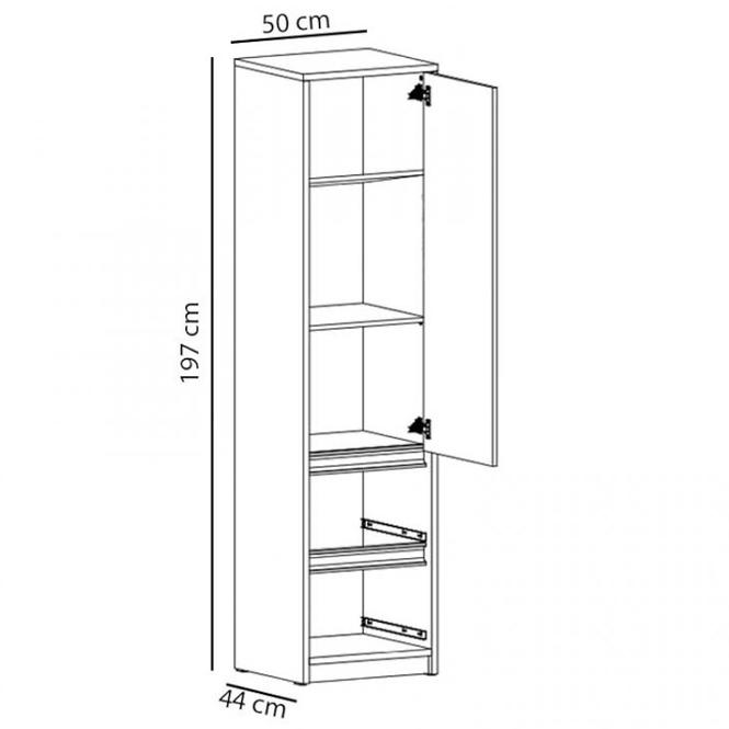 Schrank Mati 49,5cm Kiefer Andersen/Congo, S1D