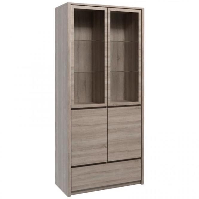 Vitrine Montana 90cm  Eiche Trüffel, W2D