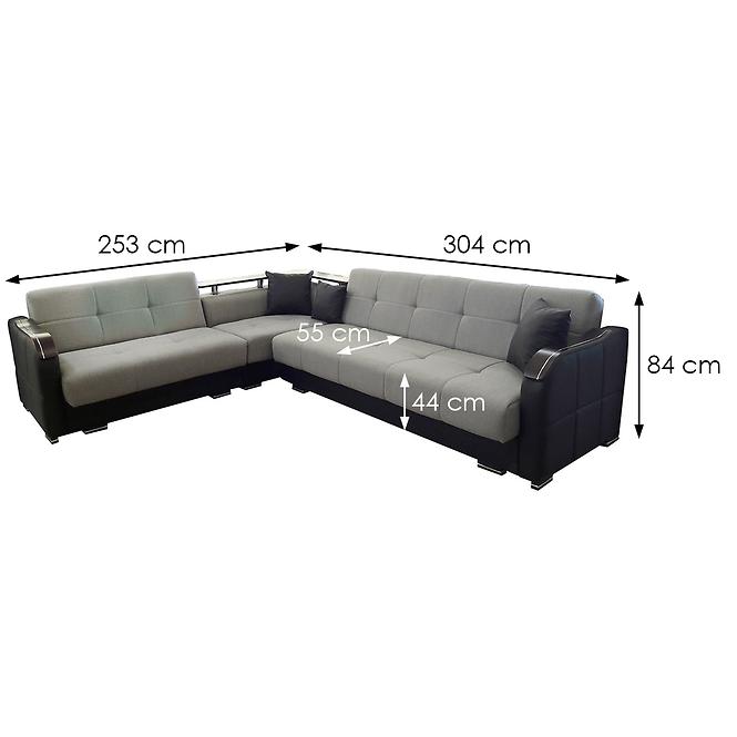Ecksofa Futuro L madryt 1100 + inari 91
