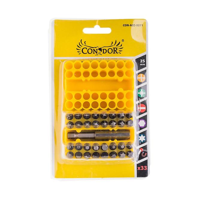 Bity s magnetem, 25 mm, 33 St. Condor