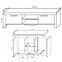 TV Tisch Cezar 170cm Eiche Sonoma,2