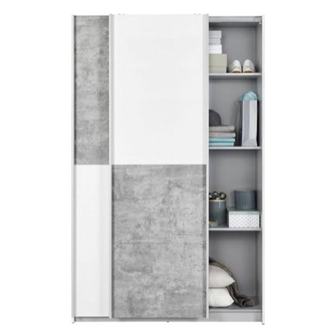 Schrank Mika 120 cm weiß