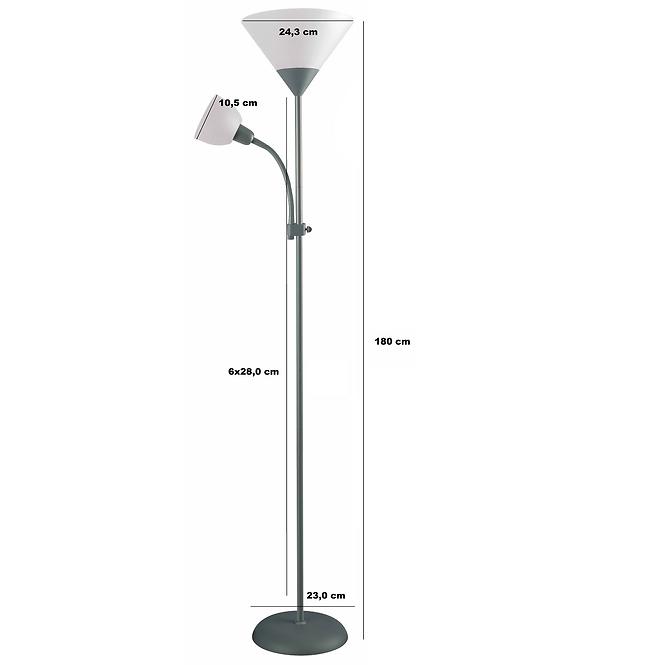 Stehlampe Kama s/w lp2