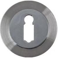 Türschild rund E3 KL Nickel/Satin