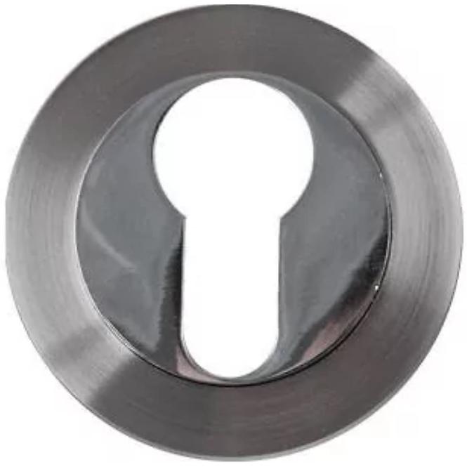 Türschild rund E3 WB Nickel/Satin