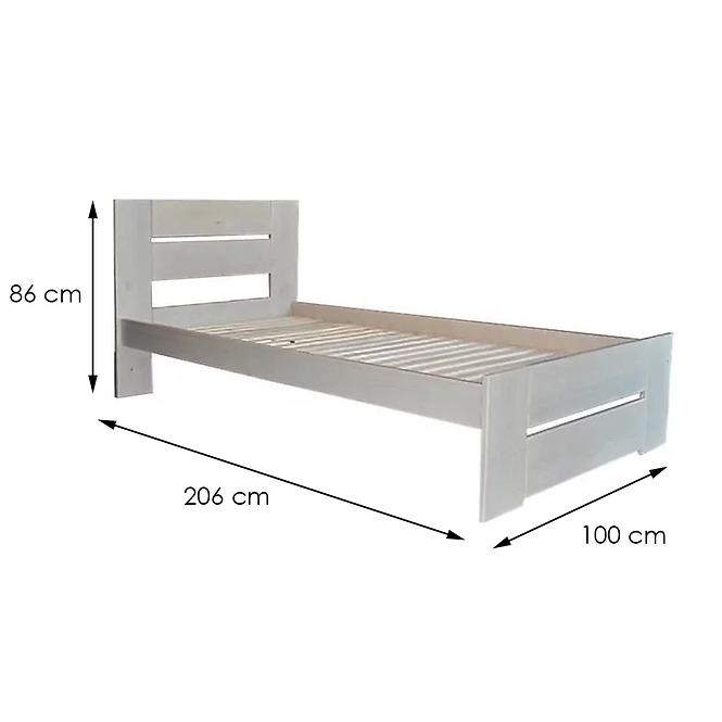 Bett Pola 90cm Grau