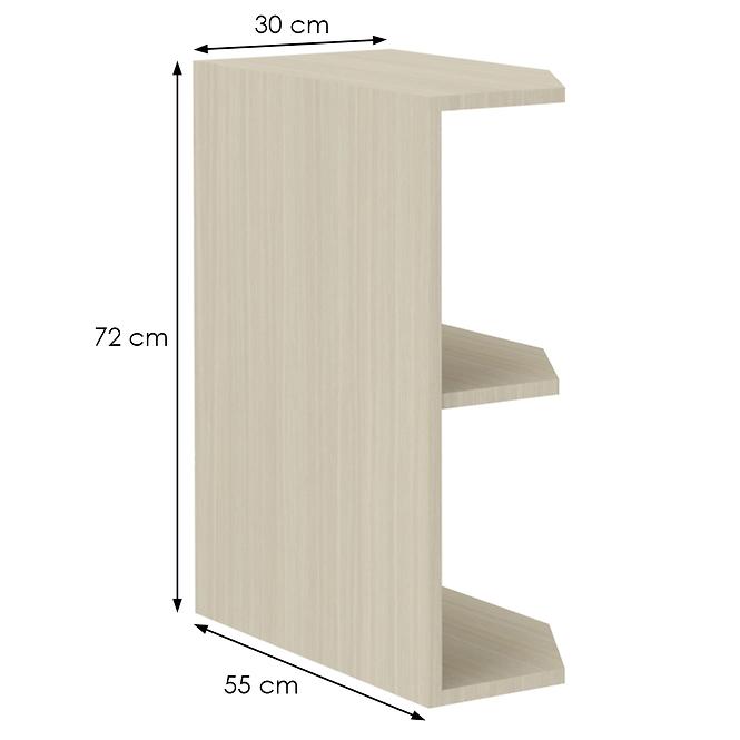 Küchenzeile Wiktoria Chamonix/Legno 30d Zak Bb